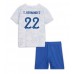 Billige Frankrike Theo Hernandez #22 Bortetrøye Barn VM 2022 Kortermet (+ korte bukser)